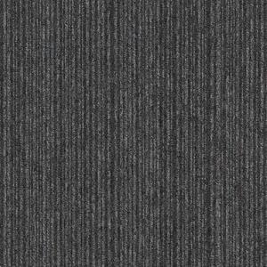 Kobercové čtverce Tapibel Coral lines 60345 šedo-černý