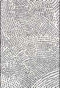 Kusový koberec Osta INK 46307 AF100 160x230cm černo-bílý