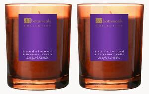Sada vonných svíček The Sandalwood & Bergamot Harmony, 2 díly