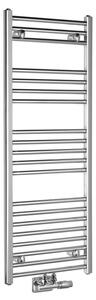 Aqualine ALYA otopné těleso rovné 400x1188mm, středové připojení, chrom LLS308