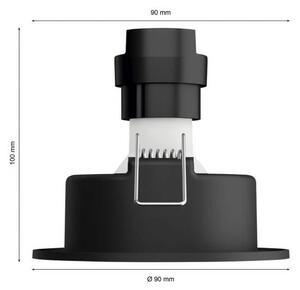 Philips Chytré LED zapuštěné bodové svítidlo Centura GU10 / 5,7 W / bílá a barevná ambiance / stříbrná
