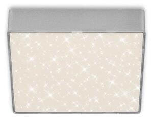 Briloner 7076-414 -LED Stropní svítidlo STAR SKY LED/11W/230V 15x15 cm stříbrná
