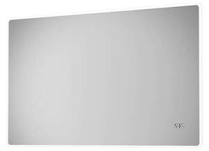 Exkluzivní LED světelné zrcadlo DSK Silver Sintra / 120 x 70 cm / páčkový vypínač / stříbrná