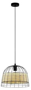 Závěsné svítidlo Eglo Anwick Ø 37 cm / výška 110 cm / E27 / 40 W / ocel / černá