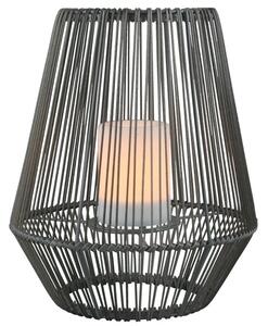 Venkovní stolní lampa MINEROS šedá