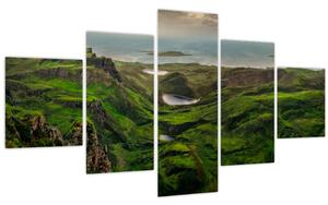 Obraz - Quiraing, Skotsko (125x70 cm)