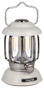 Venkovní LED lampa LORI bílá