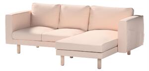 Potah na pohovku IKEA Norsborg 3-místná se šezlongem barva růžová látka pletený vzor