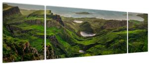 Obraz - Quiraing, Skotsko (170x50 cm)