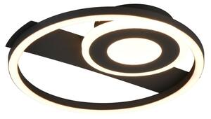 Stropní LED svítidlo HORUS černá/bílá