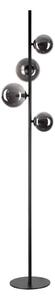 Ideal Lux - LED Stojací lampa PERLAGE 4xG9/3W/230V černá/kouřová