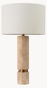 Stolní lampa z travertinu Ring