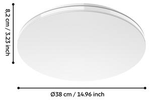 Eglo 300833 - LED RGBW Stm. str. svítidlo MALTIGNANO-Z LED/18,5W/230V pr.38cm+DO