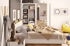 KONSIMO Manželská postel DENTRO Rozměr: 160 x 200 cm