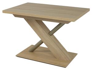 Jídelní stůl UTENDI dub sonoma, šířka 130 cm