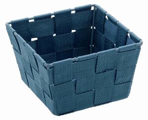 WENKO Úložný box čtvercový ADRIA petrolejový 9x14x14 cm