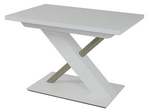 Jídelní stůl UTENDI bílá, šířka 110 cm