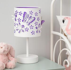ONLI - Dětská lampička TITILLA 1xE14/6W/230V 22 cm fialová/bílá