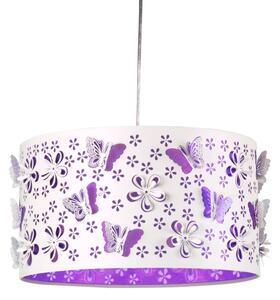ONLI - Dětský lustr TITILLA 1xE27/22W/230V fialová/bílá