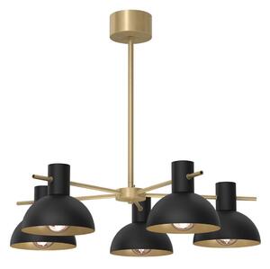 Lustr na tyči ESTATE MINI 5xE27/15W/230V černá