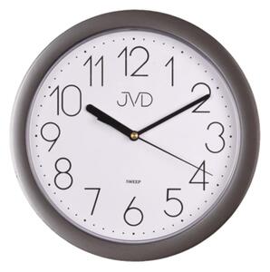 Plastové nástěnné hodiny JVD Funky HP612.14 šedé