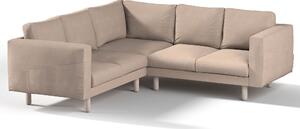 Potah na pohovku IKEA Norsborg rohová 4-místná barva béžová látka pletený vzor