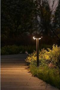 Venkovní LED osvětlení cesty Lutec Conroy / 15,5 cm / teplá bílá / IP44 / pohyblivé difuzory / antracit