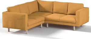 Potah na pohovku IKEA Norsborg rohová 4-místná barva žlutá látka pletený vzor