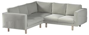 Potah na pohovku IKEA Norsborg rohová 4-místná barva zelená látka sametová