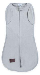 Zavinovačka Sleepee Second Step Swaddle s čepičkou zdarma světle šedá