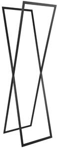 Nordic Design Černý kovový stojací věšák Rosie 175 cm