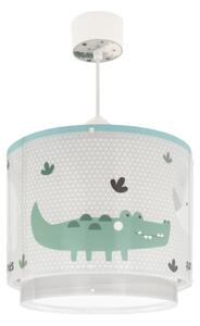 Dalber 60622 - Dětský lustr RHICO AND CROCO 1xE27/15W/230V