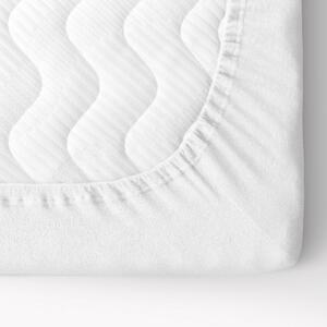 Goldea prostěradlo froté exclusive pro vysoké matrace - bílé 90 x 200 cm