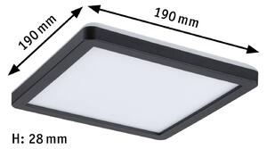 Paulmann Atria Shine Panel on/off černý 840 19x19
