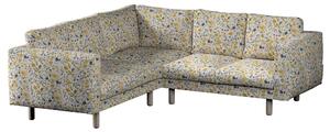 Potah na pohovku IKEA Norsborg rohová 4-místná barva žlutá látka pletený vzor, vzorované