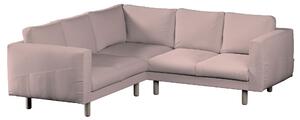 Potah na pohovku IKEA Norsborg rohová 4-místná barva růžová látka pletený vzor