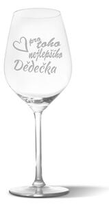 Sablio Sklenička na víno Pro toho nejlepšího dědečka: 49 cl