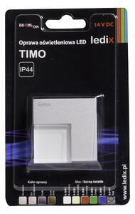 Zamel 06-111-12 svítidlo LED na omítku bez rámečku LEDIX TIMO 14V DC, hliník, teplá bílá, IP44