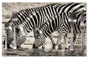 Sablio Prostírání Zebry u vody: 40x30cm