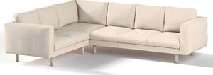 Potah na pohovku IKEA Norsborg rohová 5-místná barva béžová látka pletený vzor