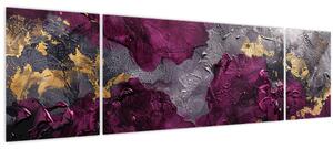 Obraz - Texturovaní abstrakce (170x50 cm)