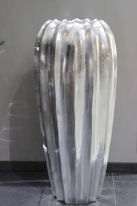 Stříbrná exkluzivní vysoká váza LEONA 90cm