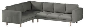 Potah na pohovku IKEA Norsborg rohová 5-místná barva šedá látka pletený vzor