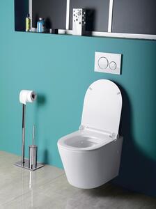 Sapho, PACO závěsná WC mísa, Rimless, 36x53 cm, bílá