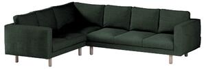 Potah na pohovku IKEA Norsborg rohová 5-místná barva zelená látka pletený vzor
