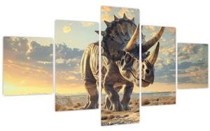 Obraz - Triceratops (125x70 cm)