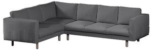 Potah na pohovku IKEA Norsborg rohová 5-místná barva šedá látka pletený vzor