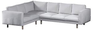 Potah na pohovku IKEA Norsborg rohová 5-místná barva bílá látka pletený vzor