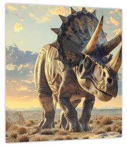 Obraz - Triceratops (30x30 cm)