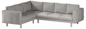 Potah na pohovku IKEA Norsborg rohová 5-místná barva šedá látka pletený vzor